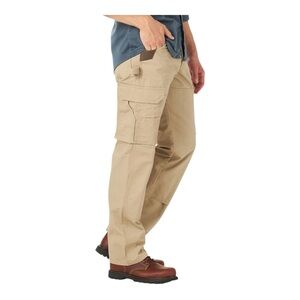 Wrangler Men's Work Wear Golden Khaki Cargo Pants Size 40